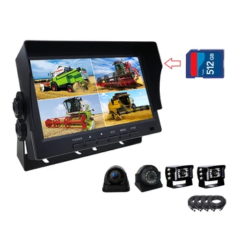 FHD 7 inch AHD 4ch Recorder DVR Car Monitor Vehicle Truck Night Vision Rear View Camera Security Surveillance Split Screen Quad
FHD 7 inch AHD 4ch Recorder DVR Car Monitor Vehicle Truck Night Vision Rear View Camera Security Surveillance Split Screen Quad