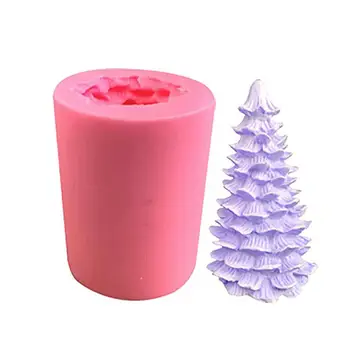 DIY Candle Silicone Mold Handicraft 3D Christmas Tree Soap Mold DIY Baking Tools For Cake Fondant Chocolate Making
DIY Candle Silicone Mold Handicraft 3D Christmas Tree Soap Mold DIY Baking Tools For Cake Fondant Chocolate Making