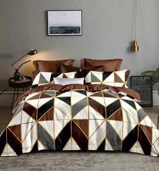Simple Geometric Gradient Bedding Set with Pillowcase Set Zipper Closure Single Double Full Queen King Size Duvet Cover Set
Simple Geometric Gradient Bedding Set with Pillowcase Set Zipper Closure Single Double Full Queen King Size Duvet Cover Set