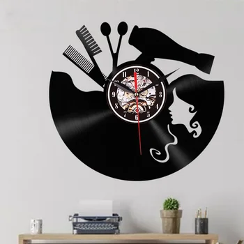 NEW Home Decor Wall Art Clock 3D Retro Vinyl Record Wall Clock LED Haircut Girl Quartz Decorative Clock For Living Room Bedroom
NEW Home Decor Wall Art Clock 3D Retro Vinyl Record Wall Clock LED Haircut Girl Quartz Decorative Clock For Living Room Bedroom