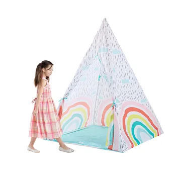 140x100cm Rainbow Children Play Tent Portable Foldable Ball Pool Pit Indian Tent Net Indoor Outdoor Playhouse Teepee Toys
140x100cm Rainbow Children Play Tent Portable Foldable Ball Pool Pit Indian Tent Net Indoor Outdoor Playhouse Teepee Toys