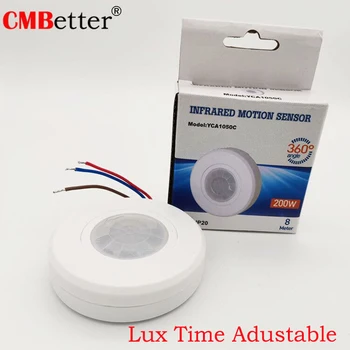 Mini 360 degree ceiling 110V/AC 220V/AC inlay sensor Detector Controller switch PIR infrared motion sensor light lamp switch
Mini 360 degree ceiling 110V/AC 220V/AC inlay sensor Detector Controller switch PIR infrared motion sensor light lamp switch