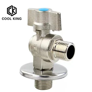 CK DN15 1/2" Pure Copper Triangle Valve Thickened Long Toilet Tee Full Copper Triangle Valve Toilet Water Heater Inlet Valve
CK DN15 1/2" Pure Copper Triangle Valve Thickened Long Toilet Tee Full Copper Triangle Valve Toilet Water Heater Inlet Valve