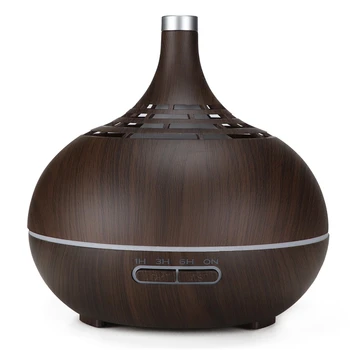 400Ml Air Humidifier Aroma Essential Oil Diffuser with Hollow Wood Grain 7 Color Changing Led Lights for Office Home Dark Brown
400Ml Air Humidifier Aroma Essential Oil Diffuser with Hollow Wood Grain 7 Color Changing Led Lights for Office Home Dark Brown