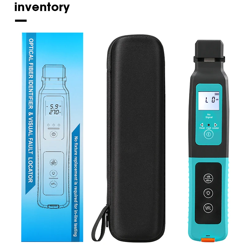 AUA-40 Fiber Optic Identifier Live Fiber Optical Identifier with Built in 10mw Visual Fault Locator 800-1700nm SM MM
AUA-40 Fiber Optic Identifier Live Fiber Optical Identifier with Built in 10mw Visual Fault Locator 800-1700nm SM MM