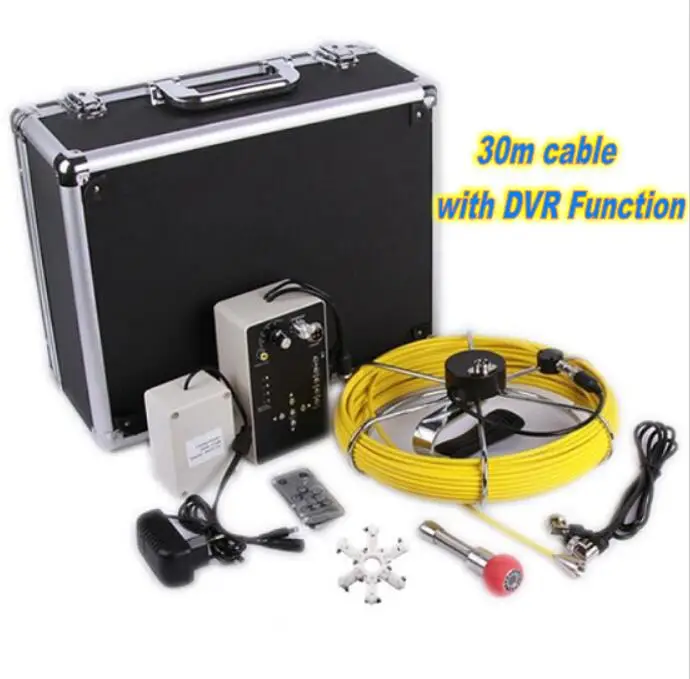 7" LCD 30M/98ft 1000TVL HD 23mm Sewer Pipe Pipeline 12PCS White LEDS Camera Drain Inspection Cam Waterproof
7" LCD 30M/98ft 1000TVL HD 23mm Sewer Pipe Pipeline 12PCS White LEDS Camera Drain Inspection Cam Waterproof