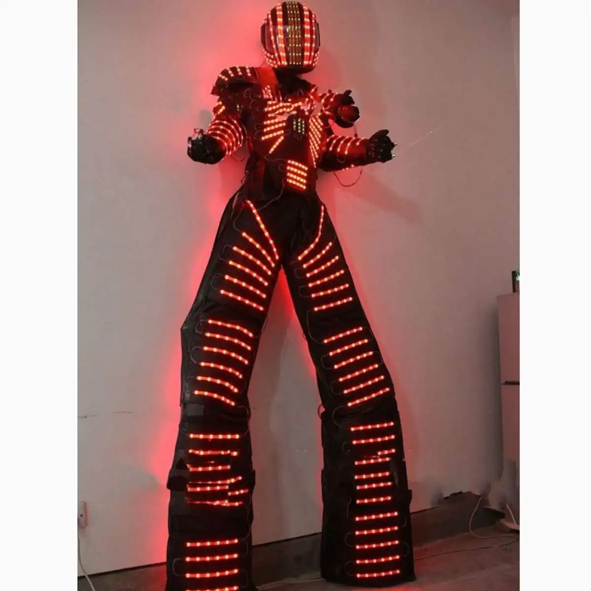 New LED Robot Costume David Guetta Suit Illuminated Kryoman Robot Rave Ballroom LED Robot Suit Light Clothing LED Robot suits
New LED Robot Costume David Guetta Suit Illuminated Kryoman Robot Rave Ballroom LED Robot Suit Light Clothing LED Robot suits
