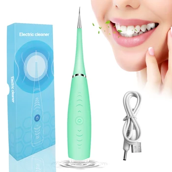 Portable Electric Sonic Dental Scaler Tooth Calculus Remover Tooth Stains Tartar Tool Dentist Whiten Teeth Health Hygiene white
Portable Electric Sonic Dental Scaler Tooth Calculus Remover Tooth Stains Tartar Tool Dentist Whiten Teeth Health Hygiene white