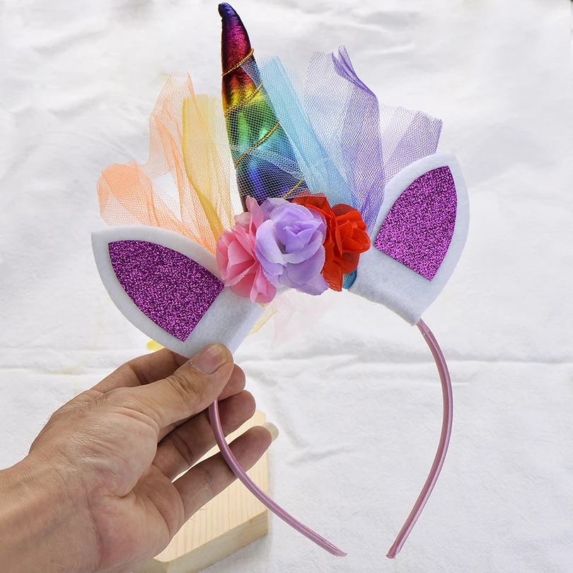 Lovely Pink Unicorn Horn Hairband For Girls Kid Children Birthday Party Gift Rainbow Glitter Bow Headband Cat Ears Hair Hoop
Lovely Pink Unicorn Horn Hairband For Girls Kid Children Birthday Party Gift Rainbow Glitter Bow Headband Cat Ears Hair Hoop