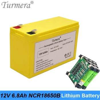 Turmera 12V 6.8Ah Lithium Rechargeable Battery Pack NCR18650B 3400mAh Cells for Electric Boat and Uninterrupted Power Supply 12V
Turmera 12V 6.8Ah Lithium Rechargeable Battery Pack NCR18650B 3400mAh Cells for Electric Boat and Uninterrupted Power Supply 12V