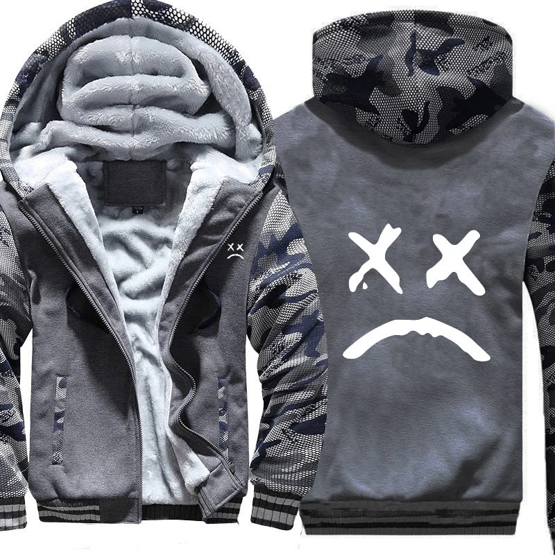 Men zipper Thick Hooded Coat Fleece Customized Autumn Winter Casual cartoon LOGO camouflage multicolor Sportswear dropship
Men zipper Thick Hooded Coat Fleece Customized Autumn Winter Casual cartoon LOGO camouflage multicolor Sportswear dropship