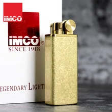 IMCO Retro Pure Copper Kerosene Lighter Flint Grinding Wheel Inflatable Cigarette Cigar Lighter Smoking Accessories Encendedores
IMCO Retro Pure Copper Kerosene Lighter Flint Grinding Wheel Inflatable Cigarette Cigar Lighter Smoking Accessories Encendedores