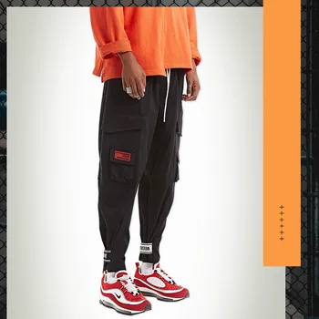 Tide Brand Black Cargo Pants Men's Autumn New Multi-pocket Washed Small Feet Men's Tide Pants
Tide Brand Black Cargo Pants Men's Autumn New Multi-pocket Washed Small Feet Men's Tide Pants