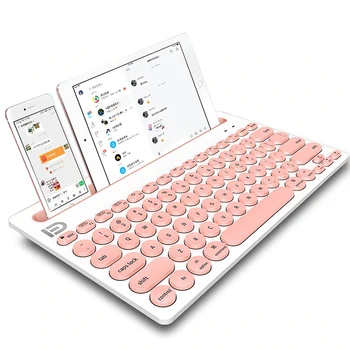 Multi-Device Bluetooth Wireless Keyboard Mini 76 keys Keyboard for Tablet Phone Laptop Keypad Wireless Portable Pink Keyboard
Multi-Device Bluetooth Wireless Keyboard Mini 76 keys Keyboard for Tablet Phone Laptop Keypad Wireless Portable Pink Keyboard