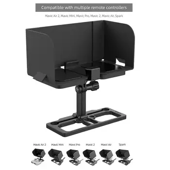 2 in 1 Multiple Remote Controllers Smart Phone Holder With Snnhood Adjustable Angle Compatible With Mavic 2 Air 2 Mini Pro Spark
2 in 1 Multiple Remote Controllers Smart Phone Holder With Snnhood Adjustable Angle Compatible With Mavic 2 Air 2 Mini Pro Spark
