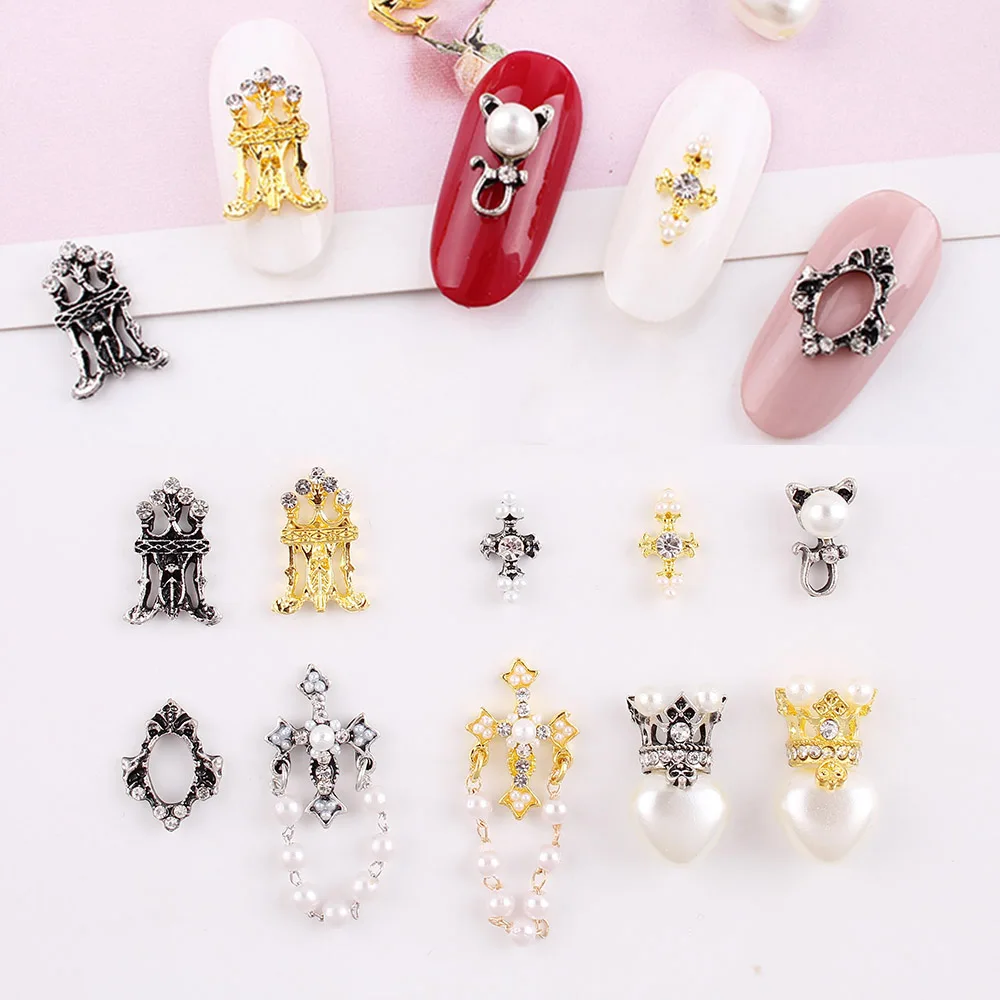 100Pcs/Set 3D Retro Jewelry Nail Art Glitter Gold Silver Alloy Manicure Supplies Crystal Rhinestones Metal Nail Art Decorations
100Pcs/Set 3D Retro Jewelry Nail Art Glitter Gold Silver Alloy Manicure Supplies Crystal Rhinestones Metal Nail Art Decorations