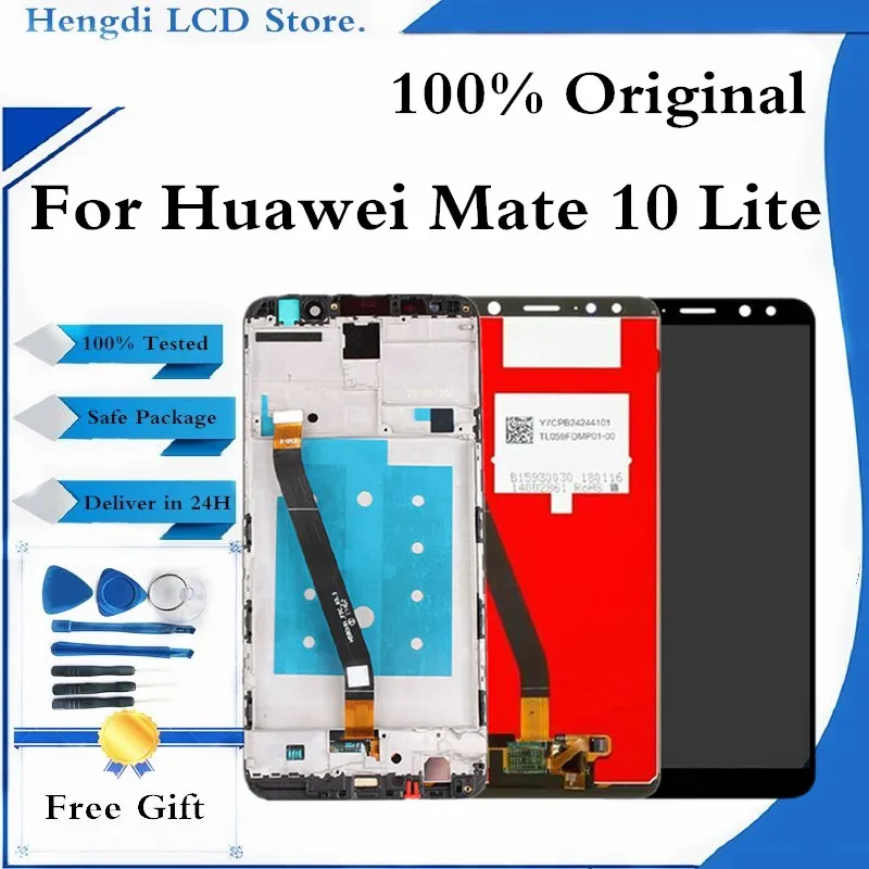 ЖК-дисплей для Huawei Mate 10 Lite с сенсорным экраном и дигитайзером в сборе дисплей