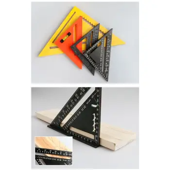 7/12 Inch Precision Triangle Ruler Angle Protractor Woodworking Square Measuring Multi-Function Carpenter Tool
7/12 Inch Precision Triangle Ruler Angle Protractor Woodworking Square Measuring Multi-Function Carpenter Tool