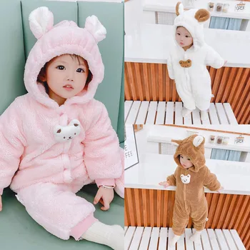 Baby Toddler Animals Cosplay Cute Cartoon Pajamas Costume Romper Jumpsuit Warm Cotton Infant Body Long Sleeve Baby Clothes
Baby Toddler Animals Cosplay Cute Cartoon Pajamas Costume Romper Jumpsuit Warm Cotton Infant Body Long Sleeve Baby Clothes