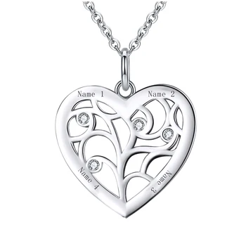 SG personalise 925 sterling silver tree of Life Heart necklaces for women gifts Custom birthstone and engraving name jewelry
SG personalise 925 sterling silver tree of Life Heart necklaces for women gifts Custom birthstone and engraving name jewelry