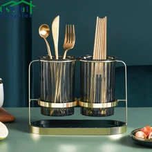 Luxury Fork Holder Tableware Storage Rack Metal Stand Spoon Knife Jar Double Layer Chopstick Organizer Home Cutlery Utensil Cage
Luxury Fork Holder Tableware Storage Rack Metal Stand Spoon Knife Jar Double Layer Chopstick Organizer Home Cutlery Utensil Cage