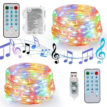 LED Fairy String Lights Remote Control multi-function Lamp 8 Modes Waterproof Twinkle String Lights Festival Home Decoration New
LED Fairy String Lights Remote Control multi-function Lamp 8 Modes Waterproof Twinkle String Lights Festival Home Decoration New