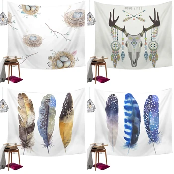 Feather Print Tapestry Art Wall Hanging Blanket Background Cloth Yoga Mat Rug for Home Bedroom Decorative Tapestry 
Feather Print Tapestry Art Wall Hanging Blanket Background Cloth Yoga Mat Rug for Home Bedroom Decorative Tapestry