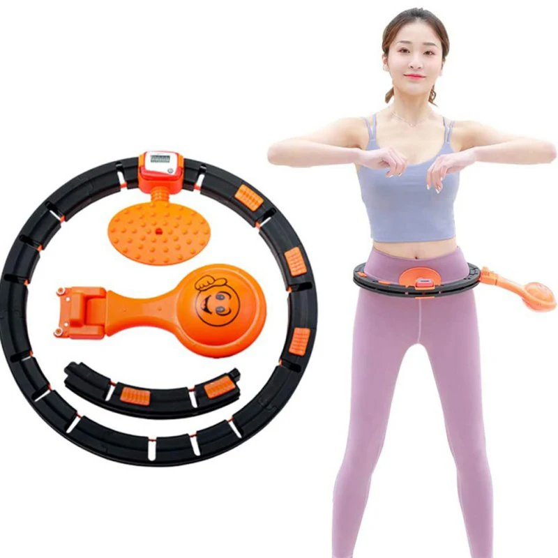 Smart Fitness Circle 360° Rotating Sport Gymnastic Circle Thin Waist Abdominal Counting Circle Weight Loss Body Shaper Equipment 
Smart Fitness Circle 360° Rotating Sport Gymnastic Circle Thin Waist Abdominal Counting Circle Weight Loss Body Shaper Equipment