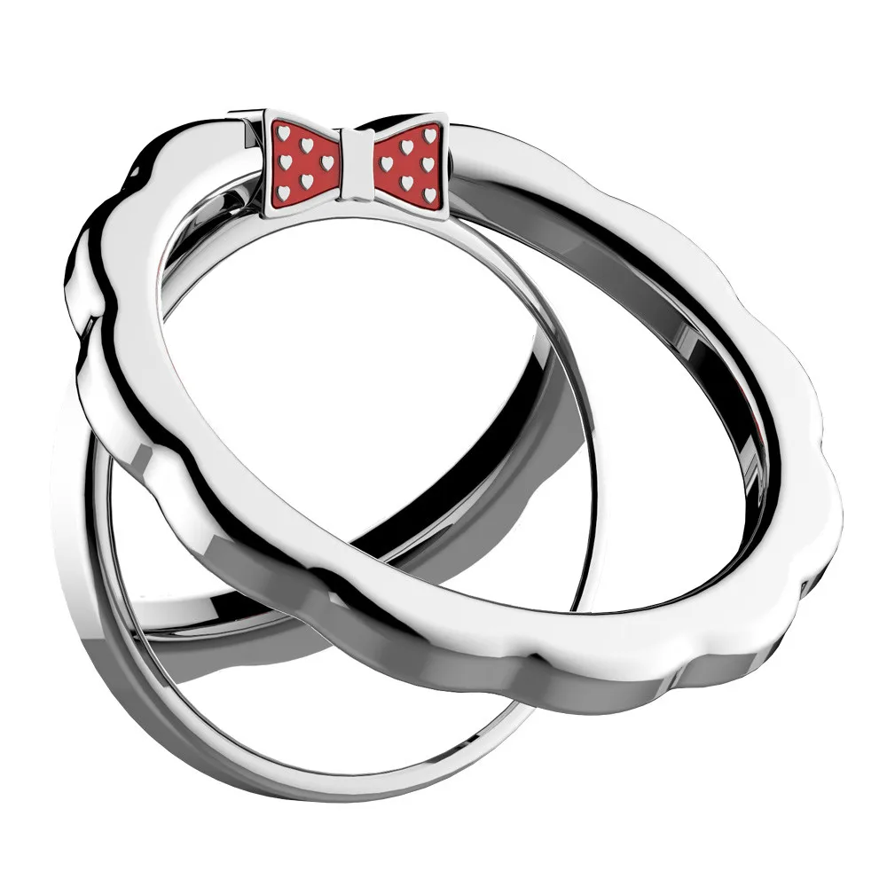 Bowknot Flower Design Mirror Zinc Alloy Finger Ring Holder Stand 360 Degree Rotating Finger Ring For iPhone X 8 7 Samsung
Bowknot Flower Design Mirror Zinc Alloy Finger Ring Holder Stand 360 Degree Rotating Finger Ring For iPhone X 8 7 Samsung