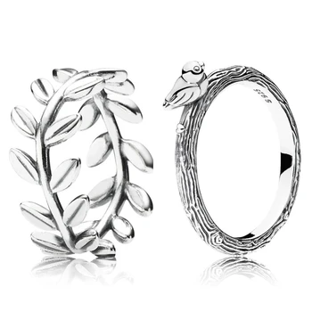 Baofu 925 Sterling Silver Ring Simple Style Wood Grain Bird And Willow Leaf Ring Suitable For Original Women'S Gift High Jewelry
Baofu 925 Sterling Silver Ring Simple Style Wood Grain Bird And Willow Leaf Ring Suitable For Original Women'S Gift High Jewelry