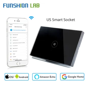 Wifi Smart Wall Touch Switch US Standard 1 Gang Black Glass Panel APP Remote Control for Smart Life
Wifi Smart Wall Touch Switch US Standard 1 Gang Black Glass Panel APP Remote Control for Smart Life