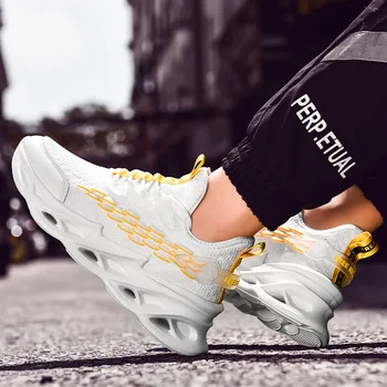 High-end sports shoes men's wear-resistant shoes casual shoes Knife edge flying woven sneakers explosive fish scale mesh shoes
High-end sports shoes men's wear-resistant shoes casual shoes Knife edge flying woven sneakers explosive fish scale mesh shoes