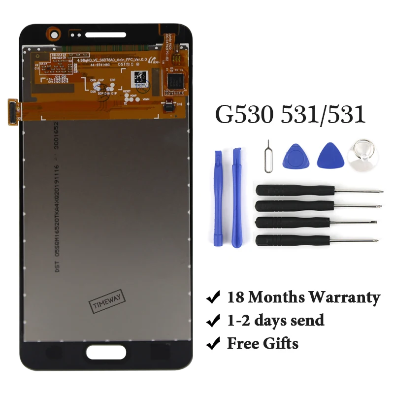 100% Good Quality AMOLED LCD Display For Samsung Grand Prime G530 531 Touch Screen Digitizer Assembly+Service package
100% Good Quality AMOLED LCD Display For Samsung Grand Prime G530 531 Touch Screen Digitizer Assembly+Service package