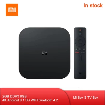 Xiaomi Mi box S 2GB DDR3 RAM 8GB ROM Android 8.1 5G WIFI bluetooth H.265 TV Box Media Player Voice Control Support HD Netflix
Xiaomi Mi box S 2GB DDR3 RAM 8GB ROM Android 8.1 5G WIFI bluetooth H.265 TV Box Media Player Voice Control Support HD Netflix