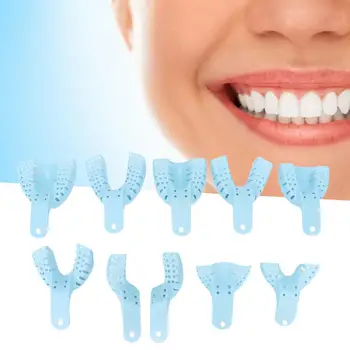 Dentistry Equipment 10pcs / set Assorted Perforated Plastic Dental Denture Trays Dentistry Clinic Accessory Teeth Whitening
Dentistry Equipment 10pcs / set Assorted Perforated Plastic Dental Denture Trays Dentistry Clinic Accessory Teeth Whitening