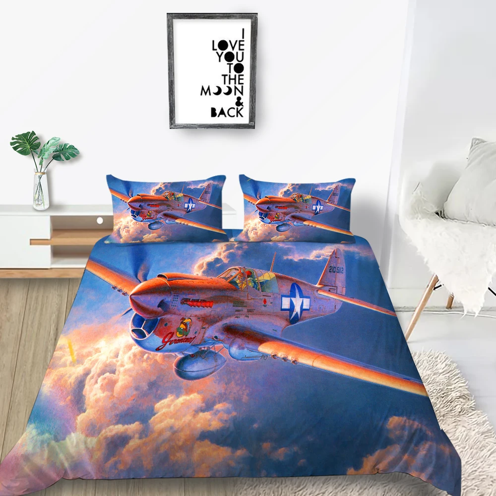 Small Plane Bedding Set Kids Fashionable Clouds Duvet Cover 3D Queen King Twin Full Single Double Unique Design Bed Set
Small Plane Bedding Set Kids Fashionable Clouds Duvet Cover 3D Queen King Twin Full Single Double Unique Design Bed Set