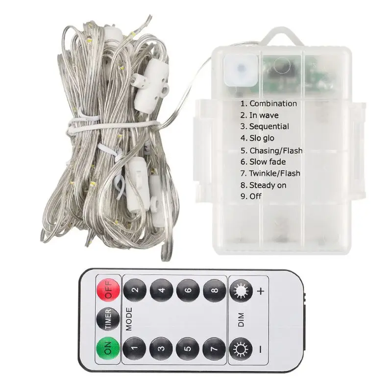 104 LED Umbrella Light Children's Tent Fairy Holiday String Light with 8 Mode Push Button Switch
104 LED Umbrella Light Children's Tent Fairy Holiday String Light with 8 Mode Push Button Switch