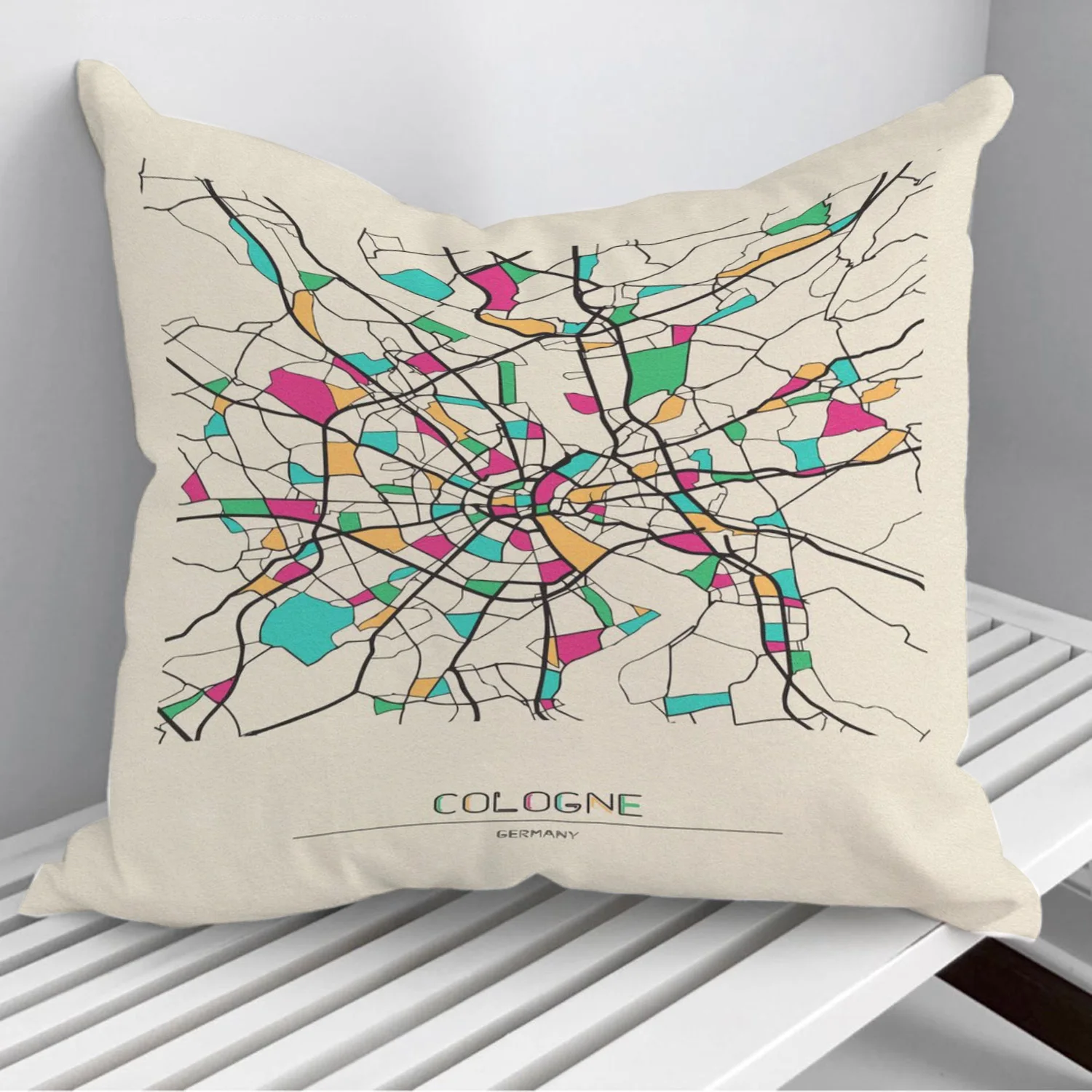 Cologne Map Pillowcase Decorative Sofa Cushion Case Bed Pillow Cover Home Decor Car Cushion Cover 45*45cm
Cologne Map Pillowcase Decorative Sofa Cushion Case Bed Pillow Cover Home Decor Car Cushion Cover 45*45cm