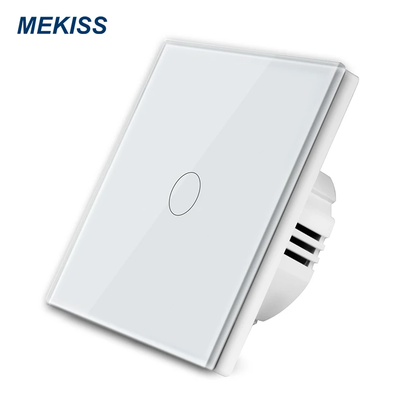 MEKISS Touch Switch Crystal Tempered Glass Touch Panel Wall Mount Interrupter 1 \ 2 \ 3gang EU Standard Light Switch
MEKISS Touch Switch Crystal Tempered Glass Touch Panel Wall Mount Interrupter 1 \ 2 \ 3gang EU Standard Light Switch