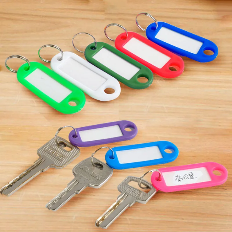 10PCS Gifts Graceful 1PC High Quality 10 Colors Colorful Plastic Key Fobs Language Labels Key Rings
10PCS Gifts Graceful 1PC High Quality 10 Colors Colorful Plastic Key Fobs Language Labels Key Rings