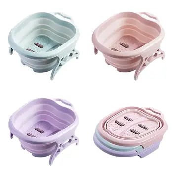 Portable Foldable Home Footbath Plain Foaming Roller Massage Bucket Plastic Foot Bath Wash Basin Heightening Fording Barrel
Portable Foldable Home Footbath Plain Foaming Roller Massage Bucket Plastic Foot Bath Wash Basin Heightening Fording Barrel