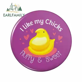 EARLFAMILY 13cm x 13cm Stickers I Like My Chicks Decal Funny Graphics Waterproof Round Car Sticker SUV 4x4 Motorcycle Decoration
EARLFAMILY 13cm x 13cm Stickers I Like My Chicks Decal Funny Graphics Waterproof Round Car Sticker SUV 4x4 Motorcycle Decoration