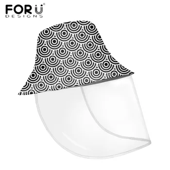 FORUDESIGNS Soft Bucket Hat Man Women Funny Black Spiral Circle Wave Printed with Anti Water Dust Mask Hiking Panama Cap Czapka
FORUDESIGNS Soft Bucket Hat Man Women Funny Black Spiral Circle Wave Printed with Anti Water Dust Mask Hiking Panama Cap Czapka