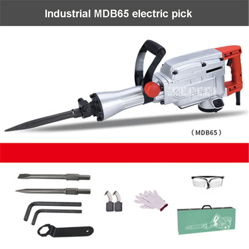 MDB65 Industrial Grade High-power Electric Hammer Demolition Hammer Electric Jackhammer Concrete Drill Demolition 220V 4000W 
MDB65 Industrial Grade High-power Electric Hammer Demolition Hammer Electric Jackhammer Concrete Drill Demolition 220V 4000W