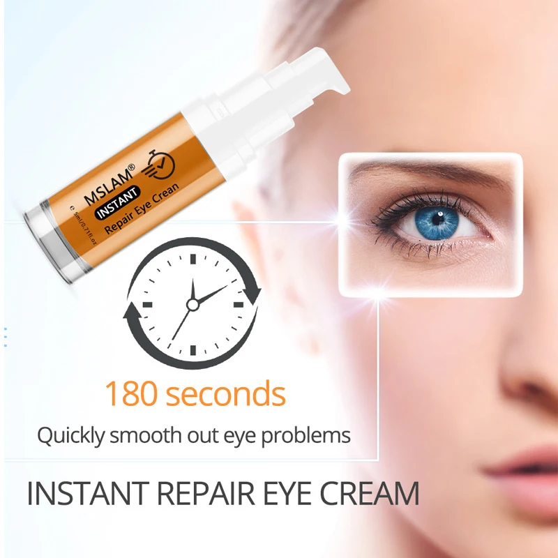 MSLAM 5ML Rapid Instantly Eye Cream Remove Dark Circles Fine Lines Eye Bag Against Aging Deep Moisturizing Eye Cream Care TSLM2
MSLAM 5ML Rapid Instantly Eye Cream Remove Dark Circles Fine Lines Eye Bag Against Aging Deep Moisturizing Eye Cream Care TSLM2