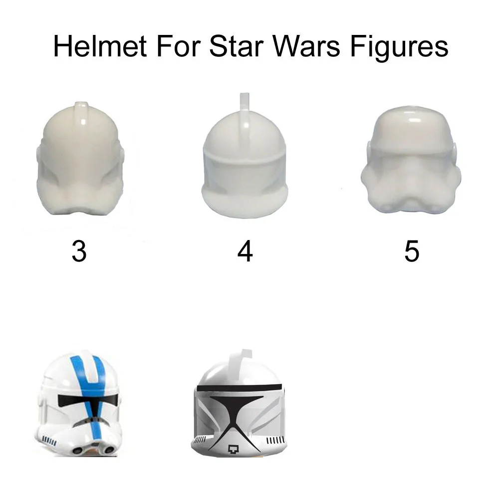 Unprinted Helmet for Space Wars figure weapon minifigs hat crash helmets accessory building block brick assemble particles
Unprinted Helmet for Space Wars figure weapon minifigs hat crash helmets accessory building block brick assemble particles