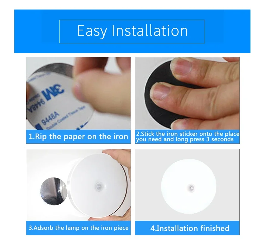 1/5Pcs 6 LEDs PIR Motion Sensor Night Light Auto On/Off for Bedroom Stairs Cabinet Wardrobe Wireless USB Rechargeable Wall Lamp