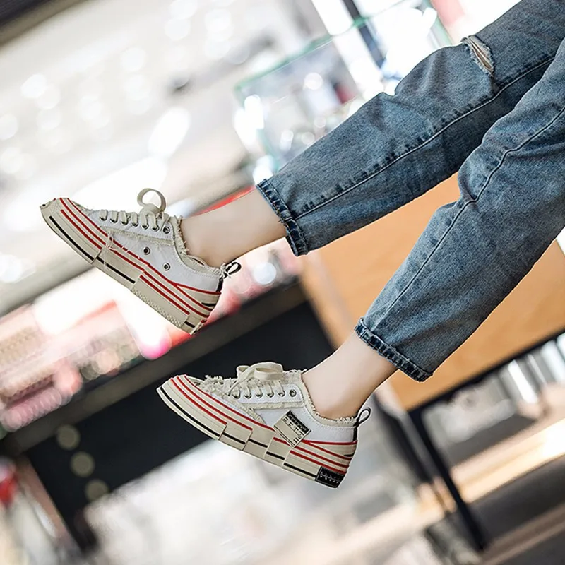 Canvas Shoes Women's 2019 Summer New Style Korean-style Online Celebrity Low Top Lace-up Students Shoes INS Beggar Casual Shoes 
Canvas Shoes Women's 2019 Summer New Style Korean-style Online Celebrity Low Top Lace-up Students Shoes INS Beggar Casual Shoes
