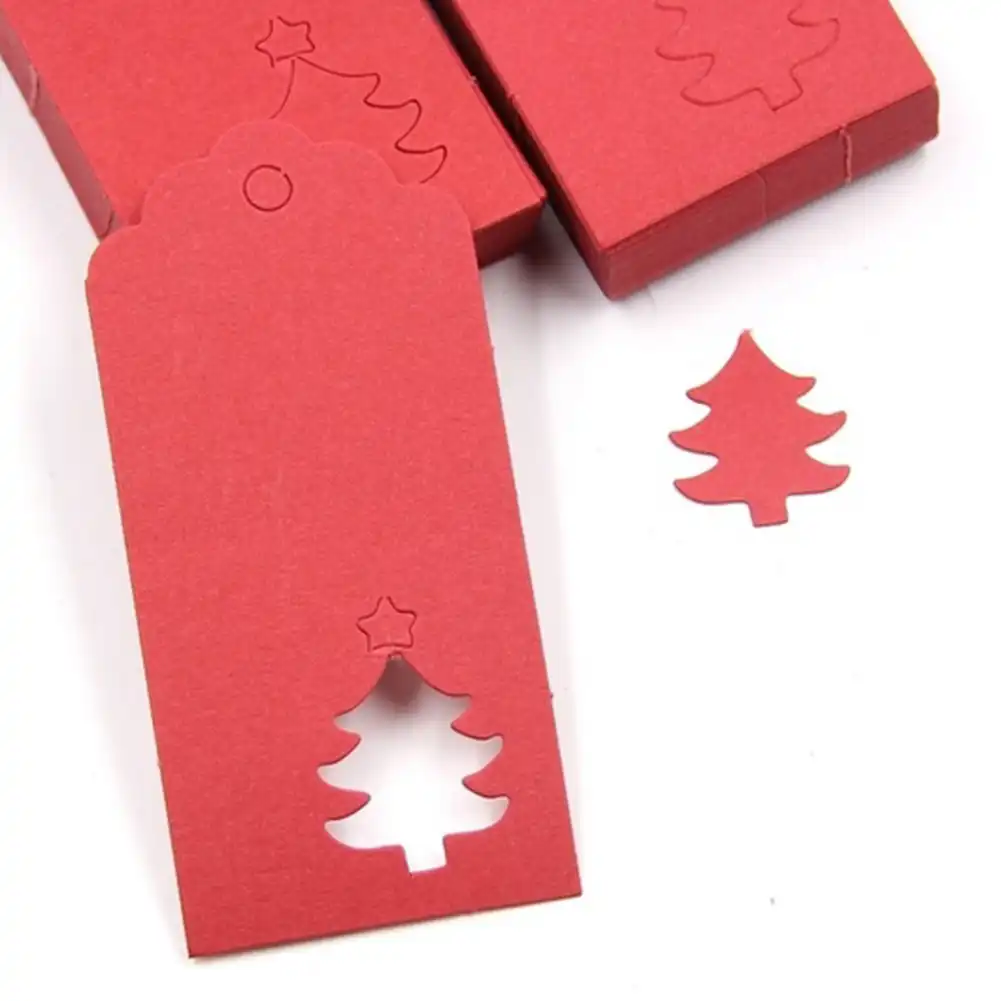 christmas hanging kraft papertags card with rope christmas gift