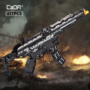 Cada 617PCS Heckler Koch MP5 Submachine Gun Model Building Blocks Military City Technic Gun Bricks Toys for Kids Boy girl toys
Cada 617PCS Heckler Koch MP5 Submachine Gun Model Building Blocks Military City Technic Gun Bricks Toys for Kids Boy girl toys